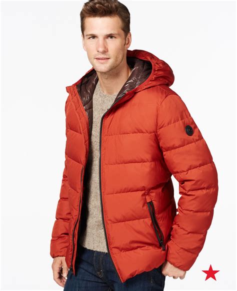 michael kors men's puffer jacket|michael kors winter puffer jacket.